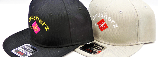 キャップ刺しゅう